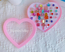 Load image into Gallery viewer, WymbsYdky Little Girl Jewel Rings in Box, Girl Pretend Play and Dress Up Rings (Lovely Ring)