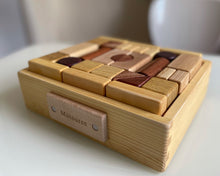 Load image into Gallery viewer, Motouren Toy Building Blocks, Wooden Toy Building Blocks-Geometric Wooden Blocks for Boys and Girls