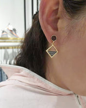 Load image into Gallery viewer, Moridux Earrings,Irregular Square Hypoallergenic Earrings for Women, Girls Fashion Earring