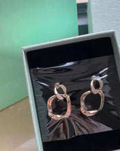 Load image into Gallery viewer, Crown rose Earring, Women's Classics Women's Polished Gold Tone Hoop Earrings