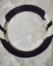 Load image into Gallery viewer, MEIXUNR Steering Wheel Cover,Black and White Auto Car Accessories - Cool Interior Leather wrap for Men Woman Girl