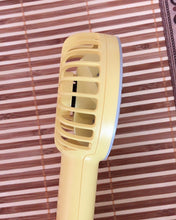 Load image into Gallery viewer, OOTSUN portable fan, portable mini personal fan with mobile power supply | USB rechargeable 2600mAh battery | Handheld desk fan