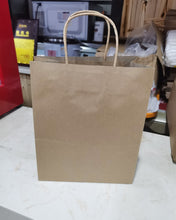 Load image into Gallery viewer, Three Foot Cat Brown Kraft Paper Bags With Handles ,Paper Gift Bags, Shopping Bags, Merchandise Bags