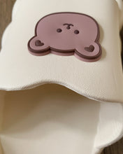 Load image into Gallery viewer, CrescentBay slippers,Open Toe Slippers for Women|Womens Cute  Bear    |flip Flops Indoor House Thong Slide