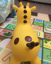 Load image into Gallery viewer, Confettiboom Inflatable Toys,Outdoor Ride on Bouncy Animal Play Toys, Inflatable Hopper Plush Covered W/ Pump, Activitie Gift for 18 Months 2 3 4 5 Year Old Kids Toddlers Boys Girls