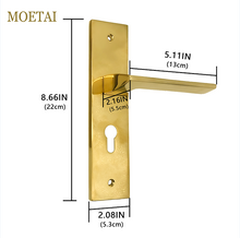 Load image into Gallery viewer, MOETAI Complete Arc Entry Lever Set with Single Cylinder Deadbolt(sample)