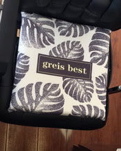 Load image into Gallery viewer, greis best seat cushion, back cushion, chair cushion, memory foam cushion, leaf pattern non-slip cushion, non-slip rubber back side