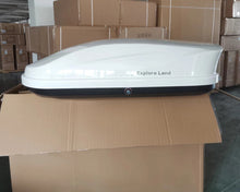 Load image into Gallery viewer, Explore Land roof box, roof mounted travel storage box luggage rack with lock only with crossbar