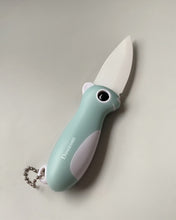 Load image into Gallery viewer, Douzoni knife, ceramic peeling knife, pocket knife folding knife, super sharp blade only 2.3 inches, fruit peeling and vegetable cutting, easy to carry