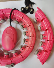 Load image into Gallery viewer, xingfeistarway Smart Weighted Fit Hoop, Detachable Knots, Abdomen Fitness Massage, Great for Adults and Beginners