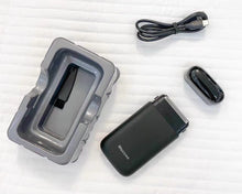 Load image into Gallery viewer, Msccea Razor for Men, Cordless Wet Dry Lightweight Shaver with Ergonomic Grip,  Black