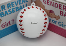 Load image into Gallery viewer, Confetti boom Gender Secret Baseball,Gender Reveal Party Baseball Set - Birth Announcement Base Ball Game Kit - 2 Baseballs 1 Pink & 1 Blue Ball - Baby Boy or Infant Girl Surprise
