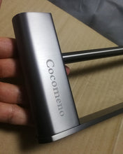 Load image into Gallery viewer, Cocomeno towel rack, double bath towel bar, 30-inch stainless steel bathroom towel rack, brushed and polished wall-mounted towel rack, total length 33