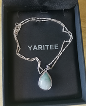 Load image into Gallery viewer, YARITEE necklace,Sterling Silver Gemstone Solitaire Pendant Necklace for Womens