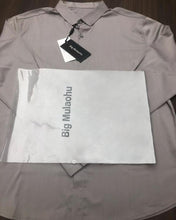 Load image into Gallery viewer, Big Mulaohu Shirts,Men's Long Button Down Business Formal Shirt