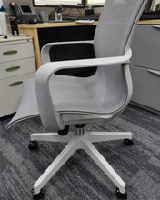 Load image into Gallery viewer, SERWALL chair, mid-back mesh office chair adjustable height office chair swivel chair computer chair with armrest waist support