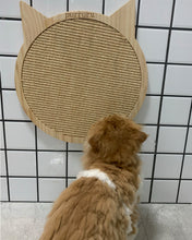 Load image into Gallery viewer, purruru cat scratcher, round scratcher, durable recyclable cardboard with catnip