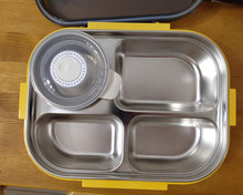 Load image into Gallery viewer, Yang Can lunch box, stainless steel split lunch box, leak-proof, no BPA metal lunch box, adult or child meal preparation storage