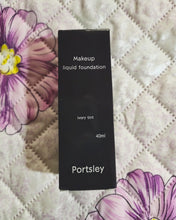 Load image into Gallery viewer, Portsley Liquid Foundation Makeup, Natural Beige, Oil-Free Foundation