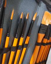 Load image into Gallery viewer, Ulike brush,Paint brushes Nylon Hair Artist Acrylic Paint Brushes for Acrylic Oil Watercolor, Face Nail Art, Miniature Detailing and Rock Painting