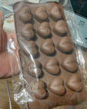 Load image into Gallery viewer, PEAKS COMFORTS chocolate mould,Heart Shape Ice Cube Candy Chocolate Mold, Valentine Candy Molds