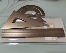 Load image into Gallery viewer, XEVFITN Drawing ruler ,Multifunctional Rotating Angle Circle Complex Pattern Quick Template Drawing Ruler Kids Adult Designer Drawing Gift