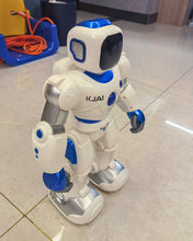 Load image into Gallery viewer, KJAI humanoid robot,Smart Robot,Programmable Remote Control Robot Gesture Sensing Walking Singing Dancing Intelligent Robot for Boys 5-12 Years Old Gift Blue