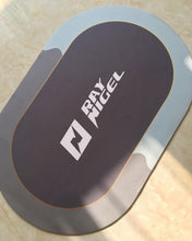 Load image into Gallery viewer, RAY NIGEL-Bathroom Rug Mat,Super Absorbent Quick Dry Rubber Backed Dirt Resistant Bath Rugs Mats for Bathroom Floor Non Slip Blue Bathroom Rug for Shower Sink Bathtub