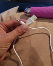 Load image into Gallery viewer, Ohlme Rechargeable personal wand massager-quiet and waterproof-20 modes and 8 speeds-perfect for relieving tension, muscles, back, soreness, recovery-pink