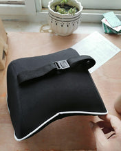 Load image into Gallery viewer, WOAOW Head-rests for Vehicle Seats,100% Pure Memory Foam and Ergonomic Design (Black)