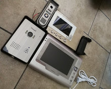 Load image into Gallery viewer, TTinvent video monitor, video door phone intercom system 1 monitor + RFID access control night vision doorbell camera + electromagnetic lock + power supply