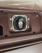 Load image into Gallery viewer, LOOBIVA audio speakers, L low profile 4 inch 4 ohm 25 watts RMS power supply factory replacement coaxial car audio system speakers (pair)