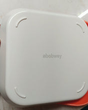 Load image into Gallery viewer, abobwey household tray,Biodegradable Plastics Tray, Rolling Tray Household Tray, Tea Tray, Fruit Tray, Household Tray, Convenient Tray, Square (Small) (white,orange )