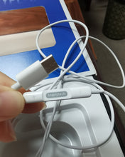 Load image into Gallery viewer, Merrytech Wired Headphones-In-Ear Type-C Socket Headphone Noise Isolation No Tangle HiFi Bass Stereo Built-in Microphone