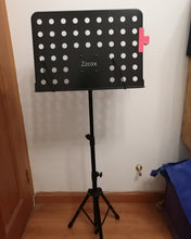 Load image into Gallery viewer, Zzcox Sheet Music Stand-Professional Portable Music Stand with Carrying Bag,Folding Adjustable Music Holder