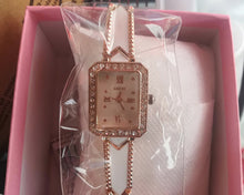 Load image into Gallery viewer, BAEEAT Watches,Women's Rose  Watches  Diamond Quartz Movement Girls Ladies Wristwatch Big Face Waterproof Mesh Belt Watch  Day Gifts