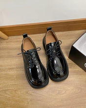 Load image into Gallery viewer, Ganbe shoe,Women's Flat Lace-up Leather Oxfords Vintage Shoes
