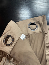Load image into Gallery viewer, YMWQLAL Indoor and Outdoor Curtains, dark curtains with grommet top for indoor/outdoor rooms