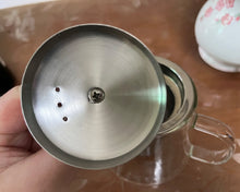 Load image into Gallery viewer, Longdon Homeone Glass Teapot with Stainless Steel Infuser & Lid, Borosilicate Glass Tea Pot Stovetop Safe