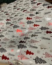 Load image into Gallery viewer, Aicoos wrapping paper,Holiday Wrapping Paper Bundle with Cut Lines on Reverse, Elegant Woodland Pinecones, Snowflakes, Blue, Gold