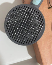 Load image into Gallery viewer, ORDORA pet brush, dog brush, dog self-cleaning sliding hair brush, cat pet grooming brush tool to gently remove loose undercoat, mat tangled pet massage hair sliding brush-self-cleaning