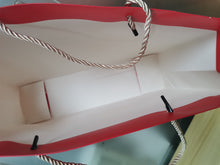 Load image into Gallery viewer, TKSBAG Paper Party Favor Gift Bags with Handle, Red Small Size Gift Bags for Christmas, Birthday, Wedding and Party Celebrations