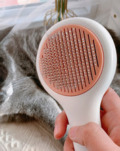 Load image into Gallery viewer, pick joy pet brush,Self Cleaning Pet Brush, Pet hair Easy to Remove Loose Undercoat, Pet Massaging Tool Suitable for Pets with Long or Short Hair
