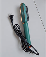 Load image into Gallery viewer, HAHAXIAO Thermoelectric Comb, Hair Straightening Brush, Ion Hair Straightening Brush with Anti-Scald, Fast Ceramic Heating and Temperature Locking, 2 in 1 Portable Household Thermal Straightening Comb Professional Salon