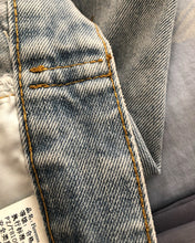 Load image into Gallery viewer, Flowersea pants, women's teen retro denim high-waisted denim shorts with pleated hem