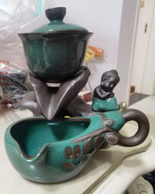 Load image into Gallery viewer, Wmssine Chinese Ceramic Gongfu Tea Set Celadon Pottery Tea Service Set