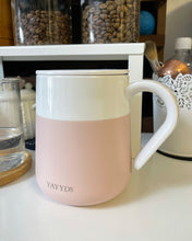 Load image into Gallery viewer, YAYYDS cups, pottery mugs, ceramic coffee cups, microwave and dishwasher safe ceramic cup plants, 11 oz coffee tea cups