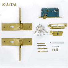 Load image into Gallery viewer, MOETAI Complete Arc Entry Lever Set with Single Cylinder Deadbolt(sample)