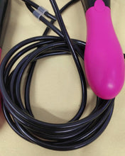 Load image into Gallery viewer, MCNBLK skipping rope, skipping rope with counter, weighted skipping rope suitable for women, men and children's fitness. Indoor and outdoor cordless, smart skipping rope has calorie count and adjustable cable and cordless. purple