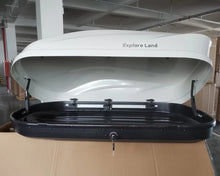 Load image into Gallery viewer, Explore Land roof box, roof mounted travel storage box luggage rack with lock only with crossbar